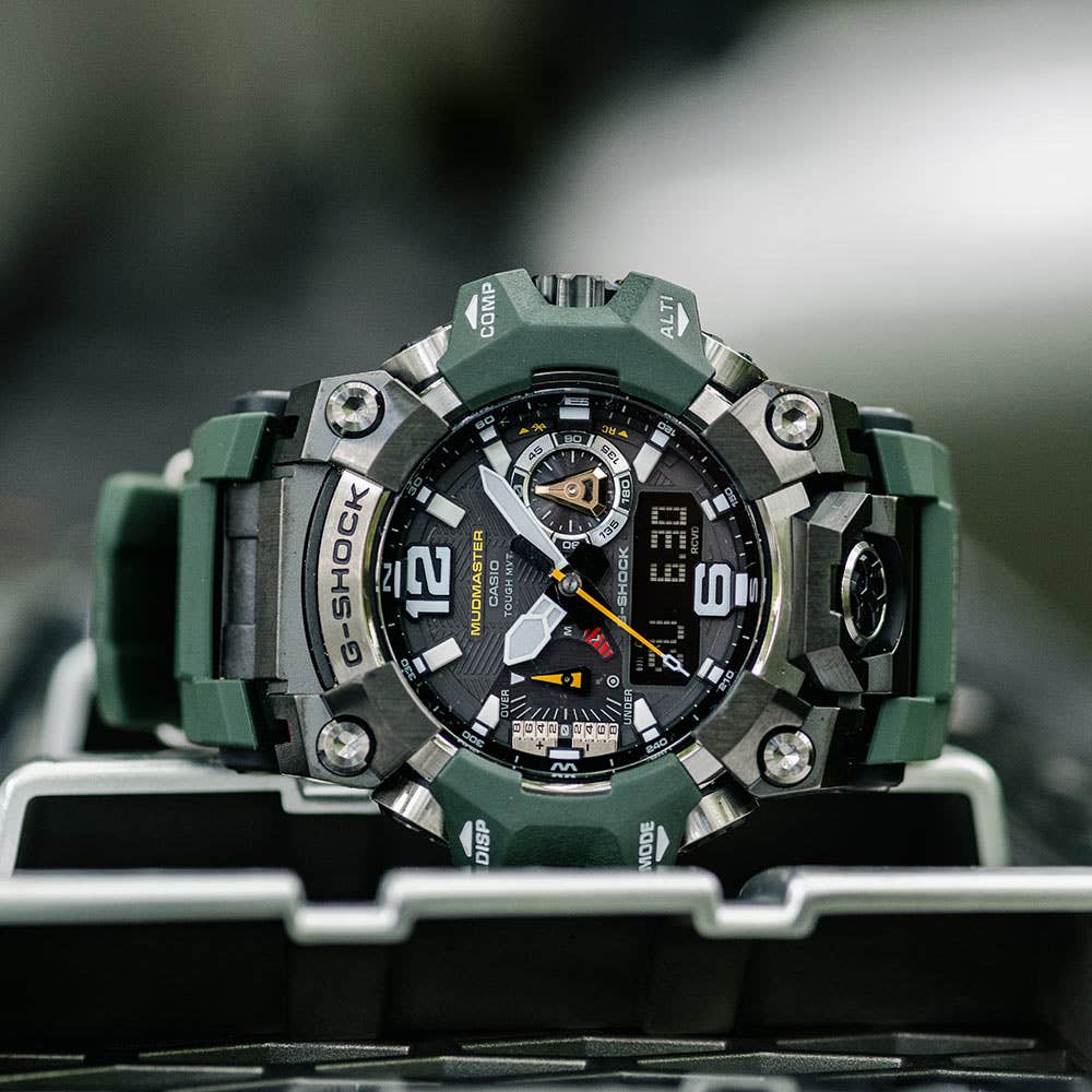 Casio mudmaster green sale