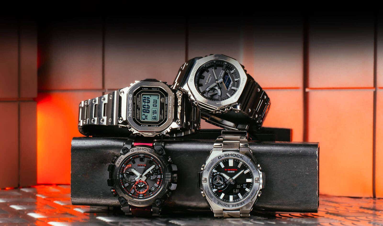 G shock cheap metal watches