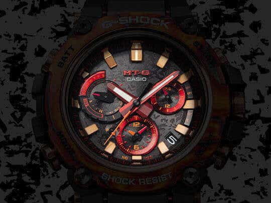 G shock best sale red face